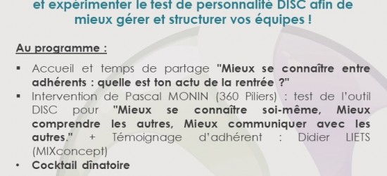 Inscription à l'Atelier de la Rentrée du CEOL - Mardi 13 septembre à 19h
